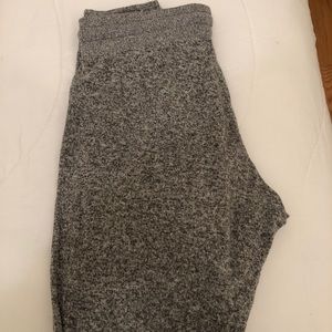 Heathered gray joggers